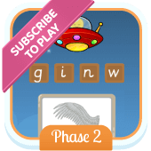 Play 'Alien Escape (Phonics Phase 2)'