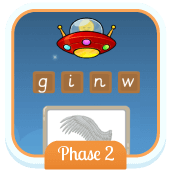 Play 'Alien Escape (Phonics Phase 2)'