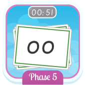 Play 'Flash Cards (Time Trial) (Phonics Phase 5)'