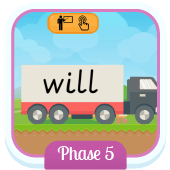 Play 'Tricky Trucks (Phonics Phase 5)'