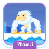 Play 'Yes/No Yeti (Phonics Phase 3)'